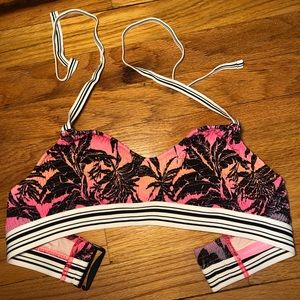 Flower bikini top